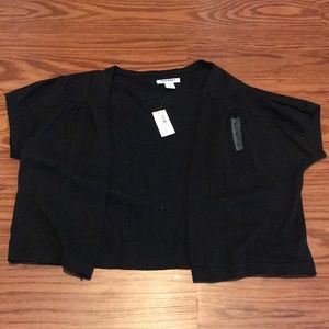 Black Crop Sweater